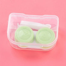Load image into Gallery viewer, HOT Mini Square Contact Lens Case Portable Travel Kit Easy Carry Mirror Container Holder