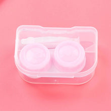 Load image into Gallery viewer, HOT Mini Square Contact Lens Case Portable Travel Kit Easy Carry Mirror Container Holder