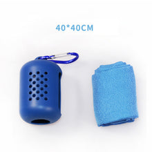 Load image into Gallery viewer, Travel quick-drying towel silicone storage microfiber ice towel travel portable gym cold towel Travel accessories