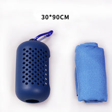Load image into Gallery viewer, Travel quick-drying towel silicone storage microfiber ice towel travel portable gym cold towel Travel accessories