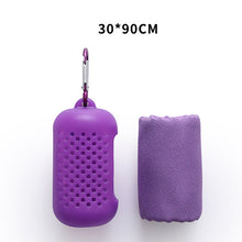 Load image into Gallery viewer, Travel quick-drying towel silicone storage microfiber ice towel travel portable gym cold towel Travel accessories