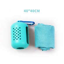 Load image into Gallery viewer, Travel quick-drying towel silicone storage microfiber ice towel travel portable gym cold towel Travel accessories