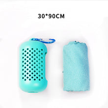 Load image into Gallery viewer, Travel quick-drying towel silicone storage microfiber ice towel travel portable gym cold towel Travel accessories