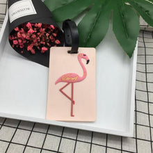 Load image into Gallery viewer, Travel Accessories Creative Luggage Tag Animal Cartoon Silica Gel Suitcase ID Addres Holder Baggage Boarding Bag Portable Label