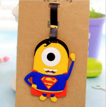 Load image into Gallery viewer, Travel Accessories Creative Luggage Tag Animal Cartoon Silica Gel Suitcase ID Addres Holder Baggage Boarding Bag Portable Label