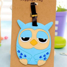 Load image into Gallery viewer, Travel Accessories Creative Luggage Tag Animal Cartoon Silica Gel Suitcase ID Addres Holder Baggage Boarding Bag Portable Label