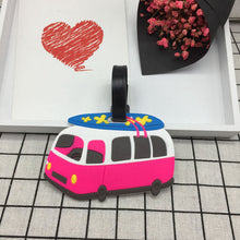 Load image into Gallery viewer, Travel Accessories Creative Luggage Tag Animal Cartoon Silica Gel Suitcase ID Addres Holder Baggage Boarding Bag Portable Label