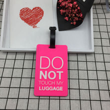 Load image into Gallery viewer, Travel Accessories Creative Luggage Tag Animal Cartoon Silica Gel Suitcase ID Addres Holder Baggage Boarding Bag Portable Label