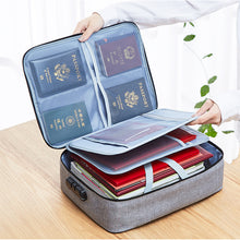 Load image into Gallery viewer, Password Office Organizer bag Business Travel Tote Bag Multi Pouch Credit Card Wallet Cash Holder Organizer Case Box Accessories