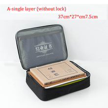 Load image into Gallery viewer, Password Office Organizer bag Business Travel Tote Bag Multi Pouch Credit Card Wallet Cash Holder Organizer Case Box Accessories