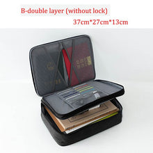 Load image into Gallery viewer, Password Office Organizer bag Business Travel Tote Bag Multi Pouch Credit Card Wallet Cash Holder Organizer Case Box Accessories