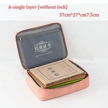 Load image into Gallery viewer, Password Office Organizer bag Business Travel Tote Bag Multi Pouch Credit Card Wallet Cash Holder Organizer Case Box Accessories