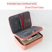 Load image into Gallery viewer, Password Office Organizer bag Business Travel Tote Bag Multi Pouch Credit Card Wallet Cash Holder Organizer Case Box Accessories