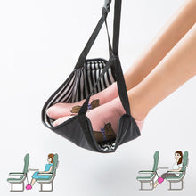 Load image into Gallery viewer, Flight Car Travel Essential Aviation Seat Foot Pad Adjustable Train Airplane Foot Rest Feet Hammock Portable Travel Accessories