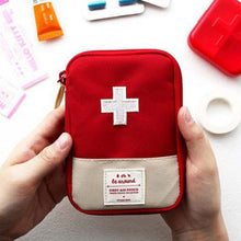 Load image into Gallery viewer, Portable Storage Bag First Aid Emergency Medicine Bag Outdoor Pill Survival Organizer Emergency Kits Package Travel Accessories