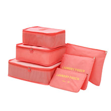 Load image into Gallery viewer, 6PCs/Set Travel Bag For Clothes Functional Travel Accessories Luggage Organizer High Capacity Mesh Packing Cubes