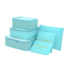 Load image into Gallery viewer, 6PCs/Set Travel Bag For Clothes Functional Travel Accessories Luggage Organizer High Capacity Mesh Packing Cubes