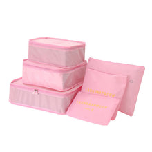 Load image into Gallery viewer, 6PCs/Set Travel Bag For Clothes Functional Travel Accessories Luggage Organizer High Capacity Mesh Packing Cubes