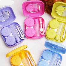 Load image into Gallery viewer, HOT Mini Square Contact Lens Case Portable Travel Kit Easy Carry Mirror Container Holder
