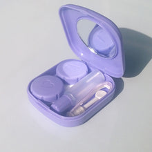 Load image into Gallery viewer, HOT Mini Square Contact Lens Case Portable Travel Kit Easy Carry Mirror Container Holder