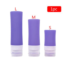Load image into Gallery viewer, 38/60/80ml Silicone Travel Packing Bottle for Lotion Shampoo Bath Container Hot for Travel
