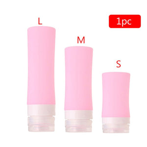 38/60/80ml Silicone Travel Packing Bottle for Lotion Shampoo Bath Container Hot for Travel
