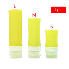 Load image into Gallery viewer, 38/60/80ml Silicone Travel Packing Bottle for Lotion Shampoo Bath Container Hot for Travel
