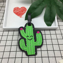 Load image into Gallery viewer, Travel Accessories Creative Luggage Tag Animal Cartoon Silica Gel Suitcase ID Addres Holder Baggage Boarding Bag Portable Label
