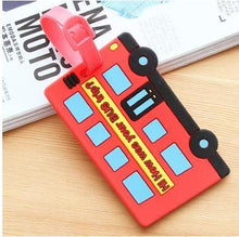 Load image into Gallery viewer, Travel Accessories Creative Luggage Tag Animal Cartoon Silica Gel Suitcase ID Addres Holder Baggage Boarding Bag Portable Label
