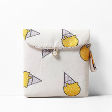 Load image into Gallery viewer, Travel Outdoor Holder Bags Purse Sanitary Pad Towel Bag Women Lady Cotton Full Dots Sanitary Napkin Bags
