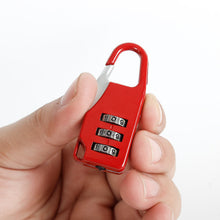 Load image into Gallery viewer, Mini Padlock Travel Suitcase Luggage Security Password Lock 3 Digit Combination
