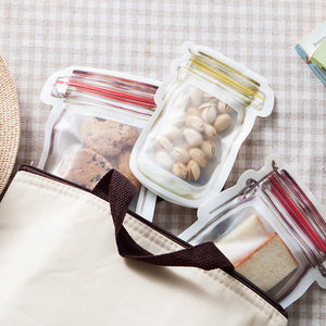 Multifunction Travel Accessories Simple Transparent Sealed Bag Suitcase Holder Boarding Portable Food Snack Packing Organizer